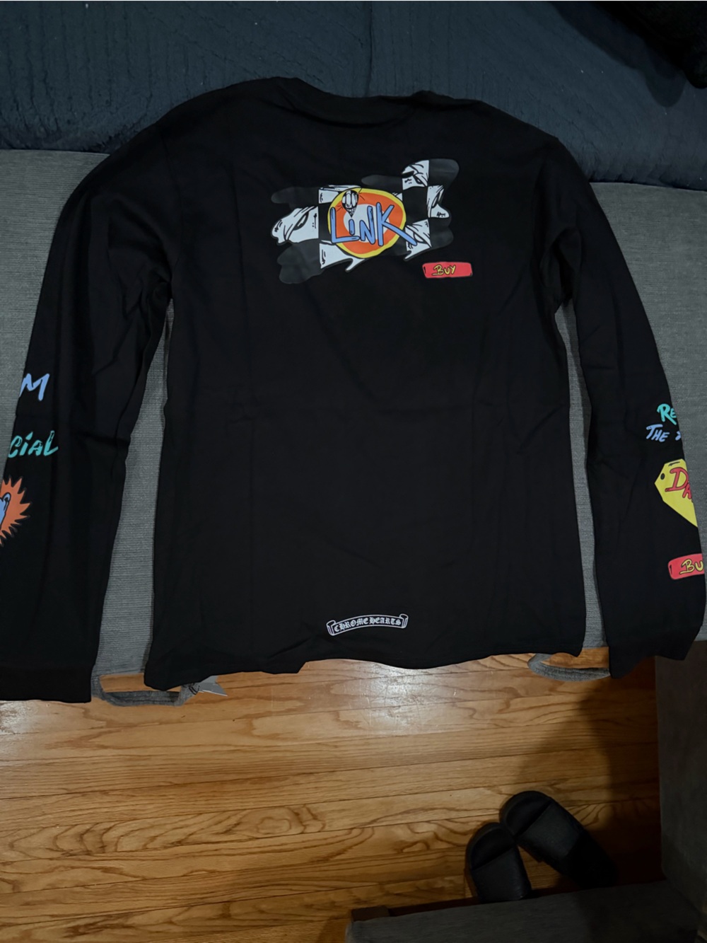 Black Chrome hearts long sleeve